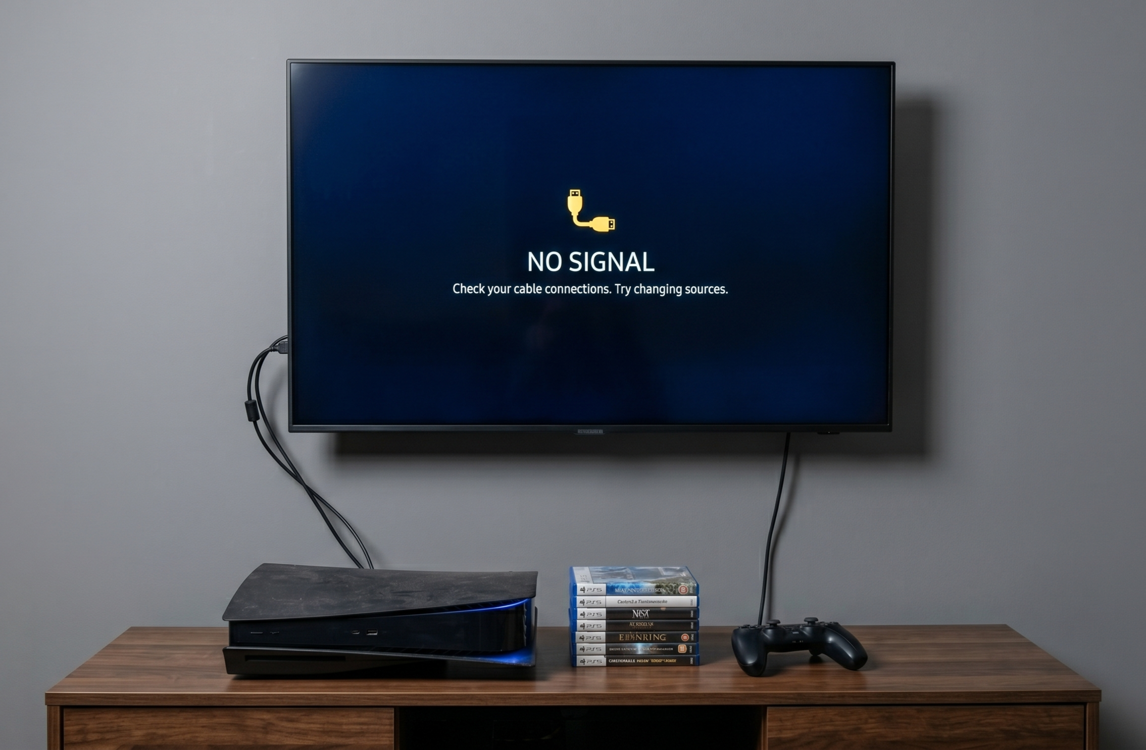 No HDMI signal on tv