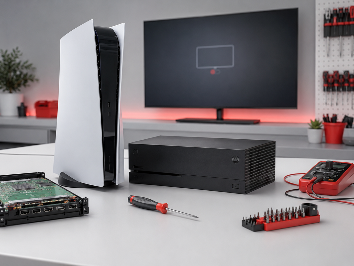 PS5 and Xbox HDMI repair service at HD Wireless in Indianapolis