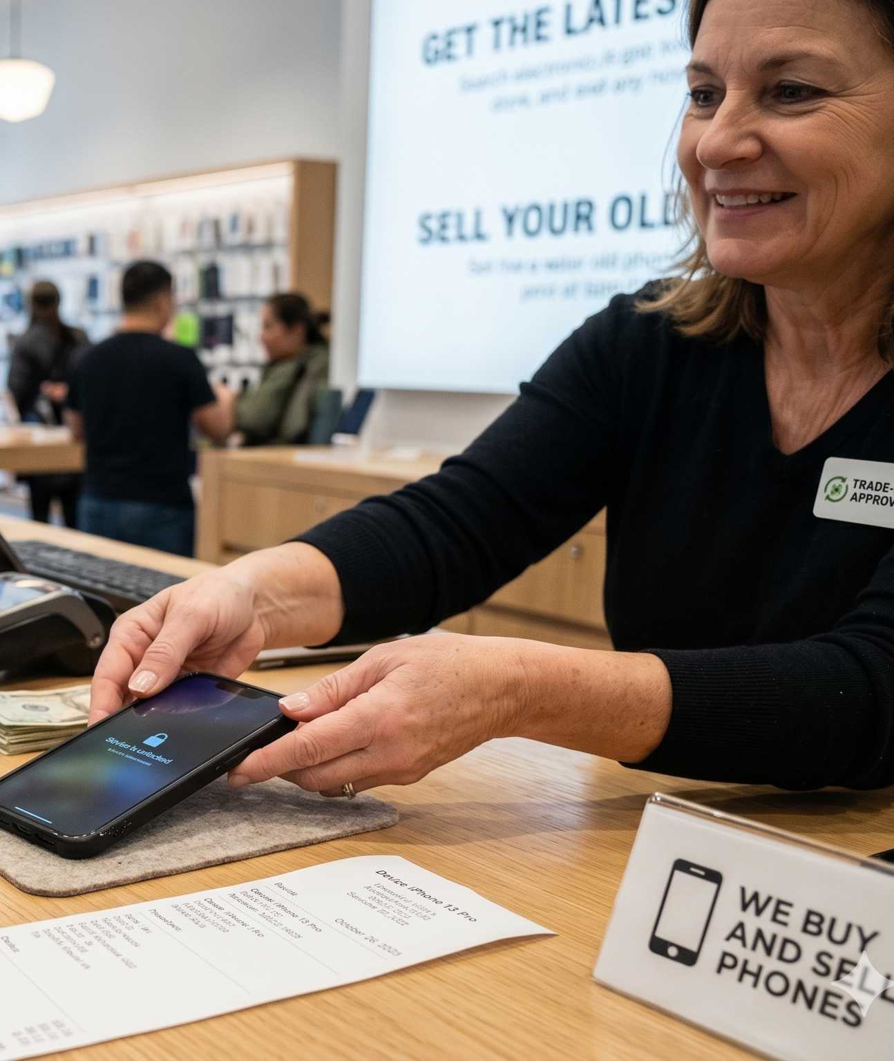 We buy and sell phones, tablets, and game consoles